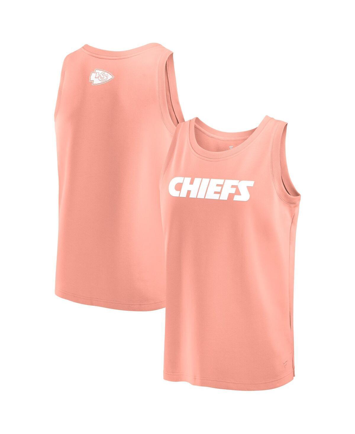 Men's Fanatics Coral Kansas City Chiefs Elements Tank Top, Size: Small, Pink O Product Image