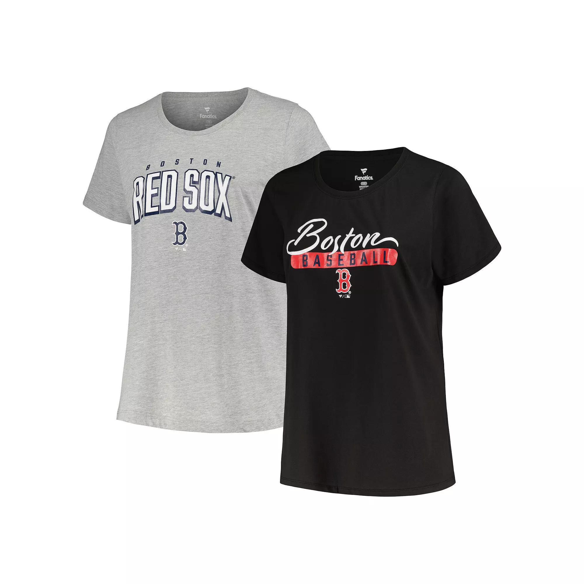 Women's Profile Black/Heather Gray Boston Red Sox Plus  Product Image