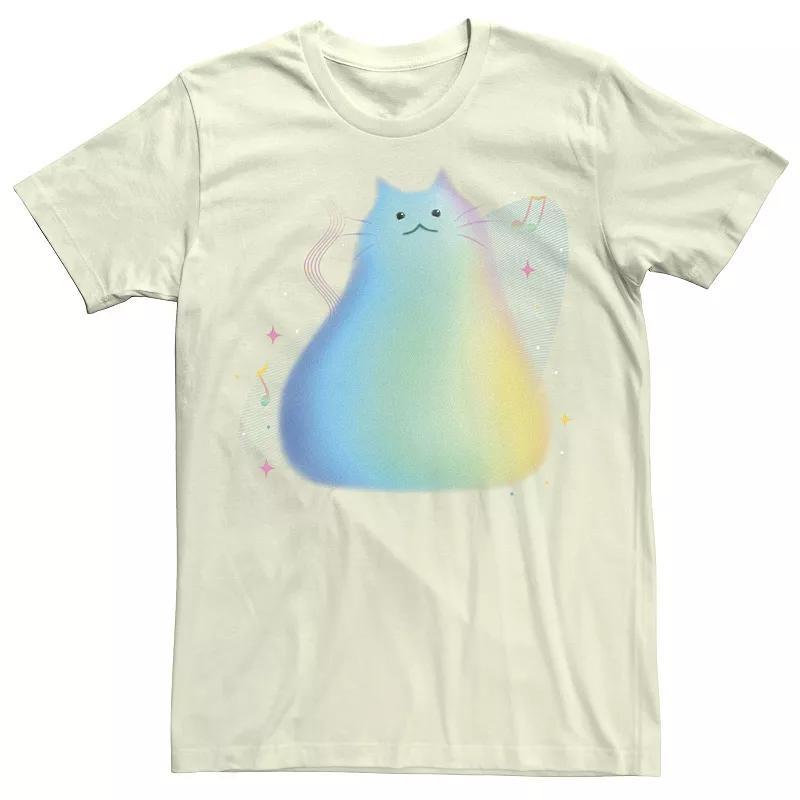 Disney / Pixar's Soul Men's Cat Portrait Music Notes Tee, Size: Small, Natural Product Image