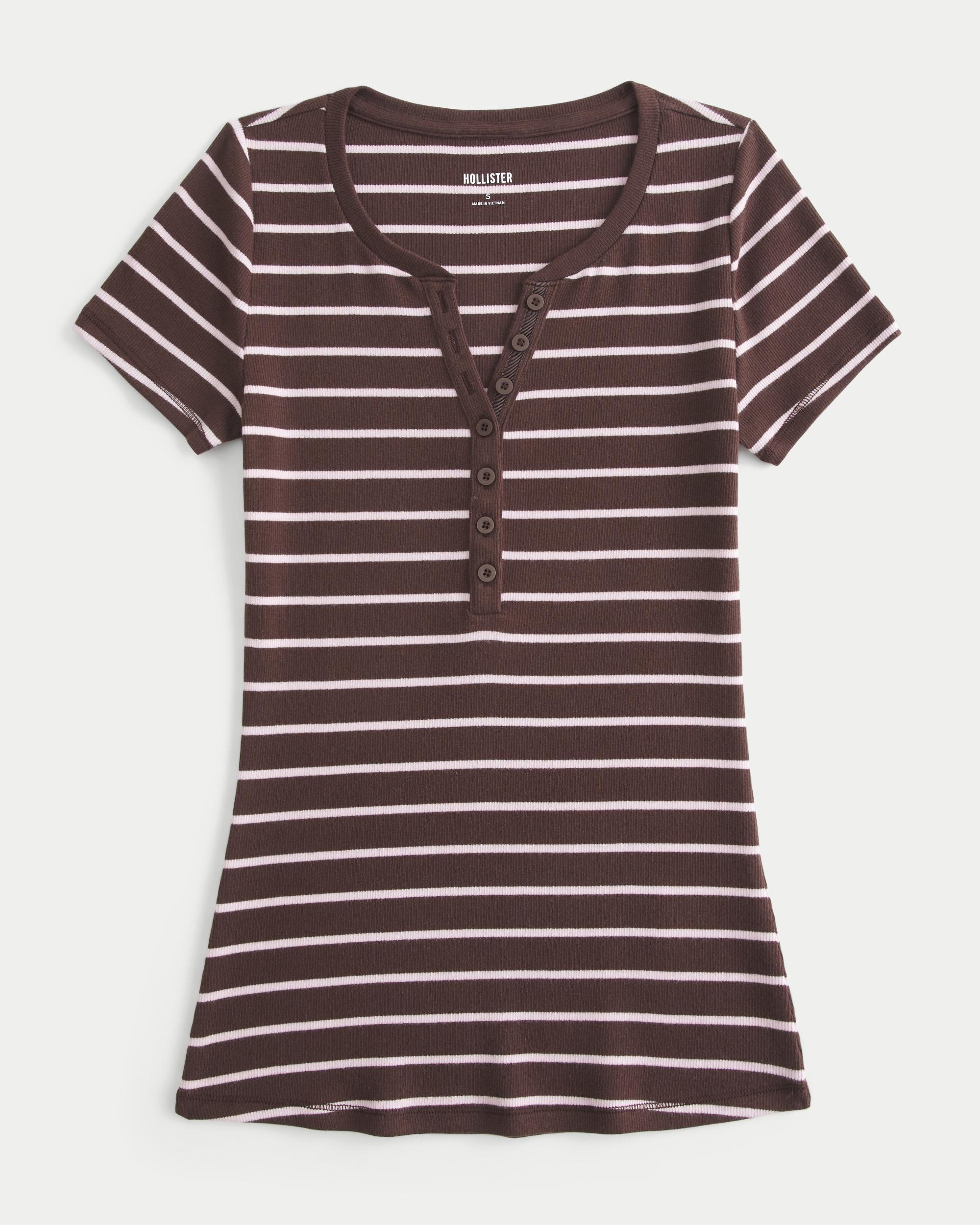 Short-Sleeve Henley Product Image