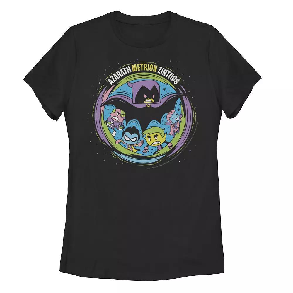 Juniors' DC Comics Teen Titans Go! Raven Azarath Graphic Tee, Girl's, Size: Medium, Black Product Image