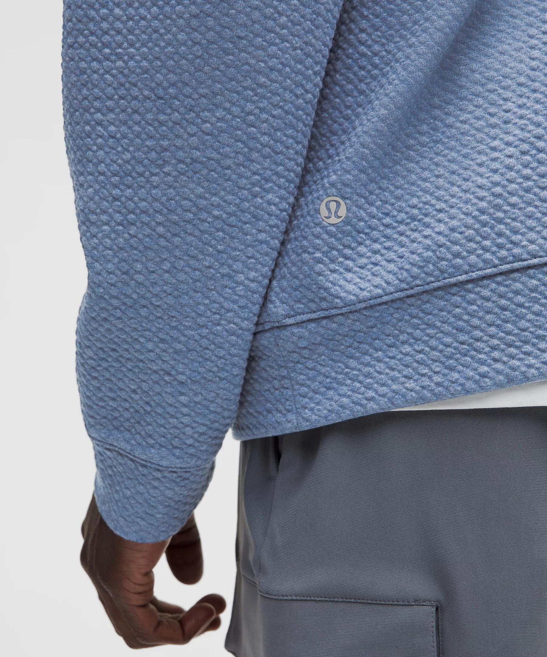 Textured Double-Knit Cotton Hoodie Product Image