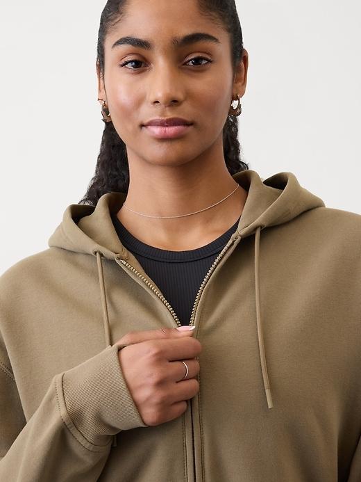 Forever Fleece Crop Full Zip Product Image