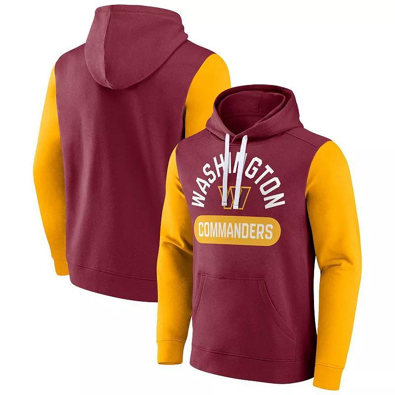 Mens Fanatics Branded Burgundy Washington Commanders Extra Point Pullover Hoodie Product Image