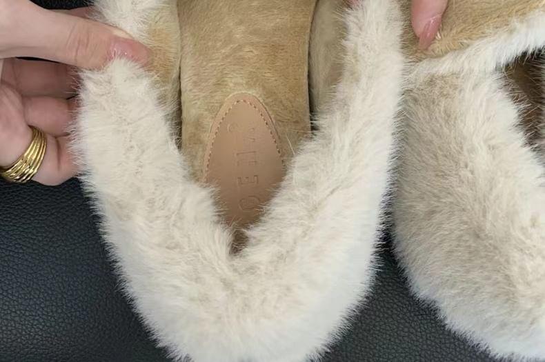 Fleece Buckled Flats Product Image