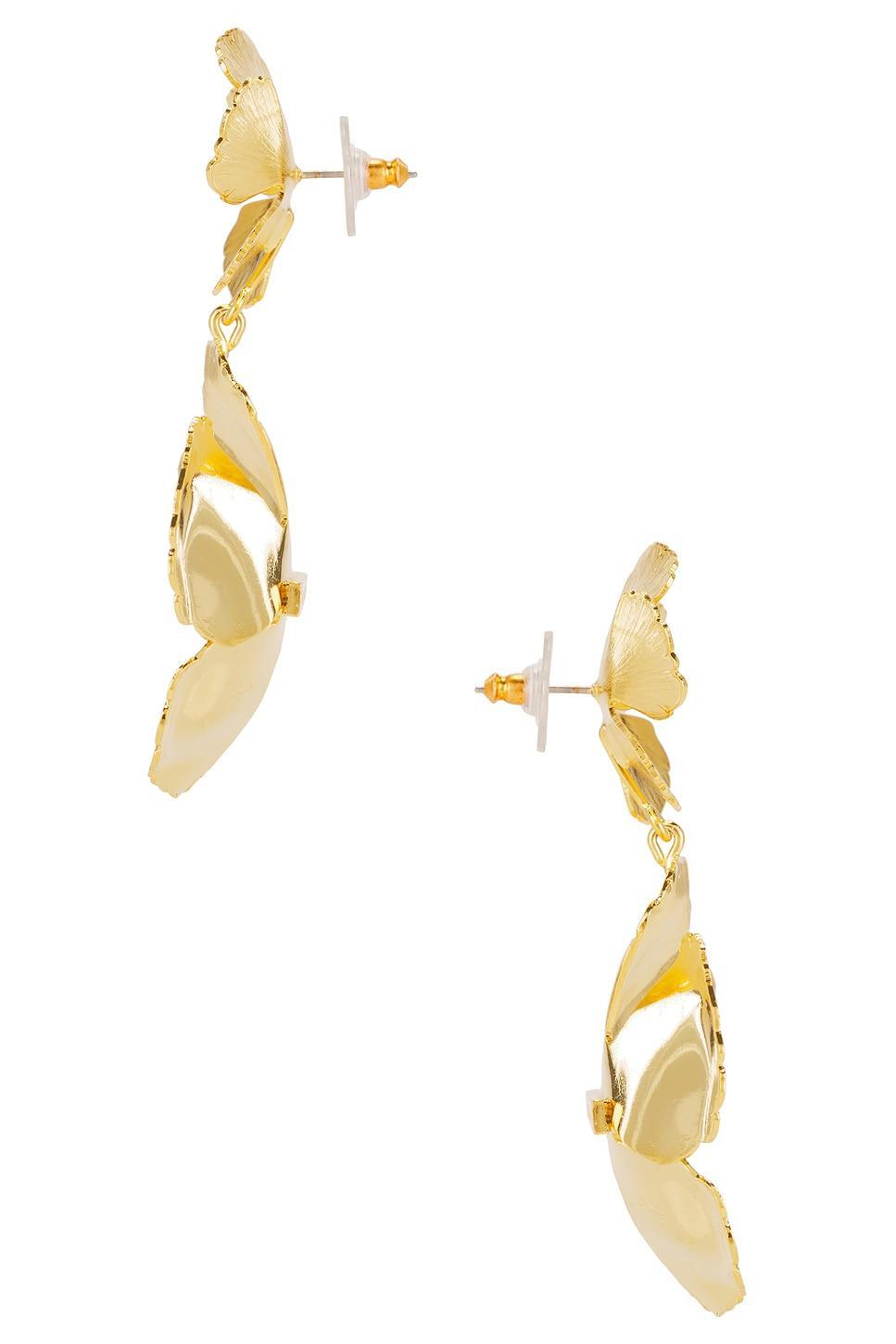 Eden Floral Drop Earrings LELET NY Product Image