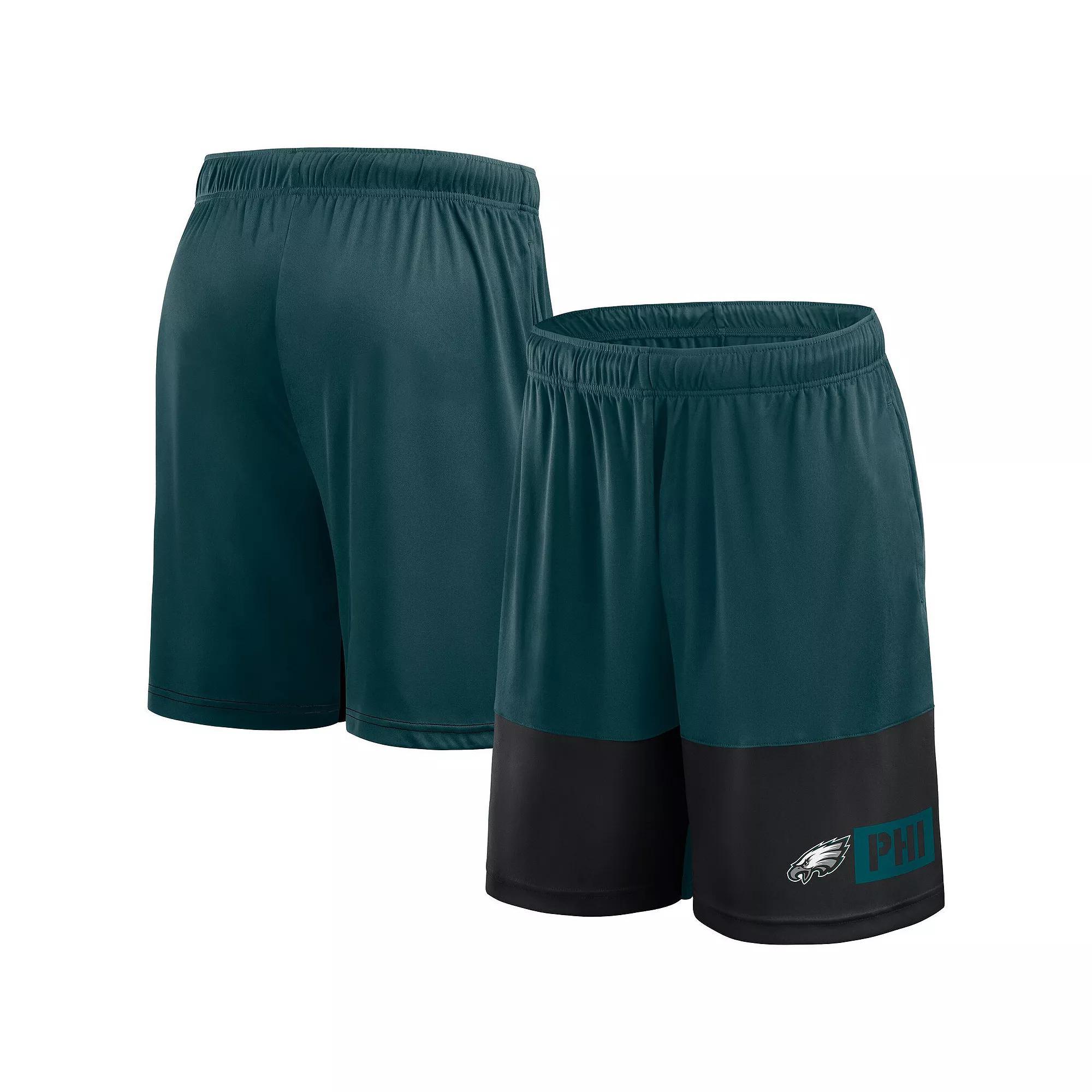 Men's Fanatics Midnight Green/Black Philadelphia Eagles Best of the Best Performance Shorts, Size: 3XB, Blue Product Image