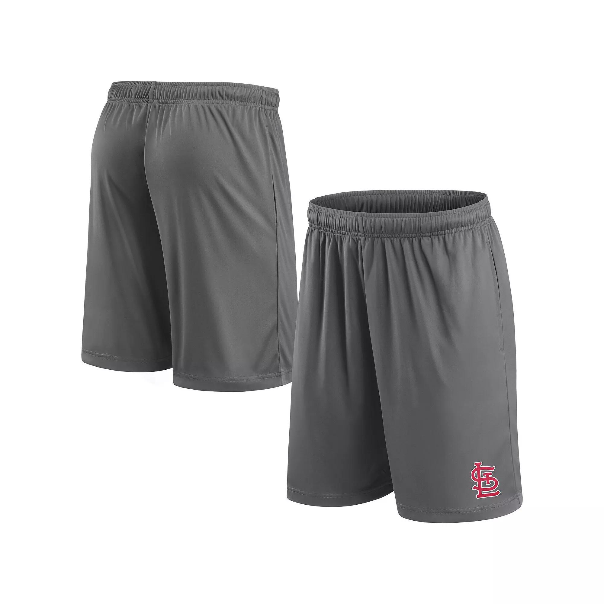 Mens Fanatics Gray Detroit Tigers Primary Logo Shorts Product Image