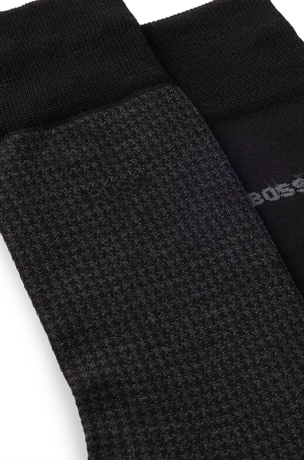 Two-pack of socks in a cotton blend Product Image