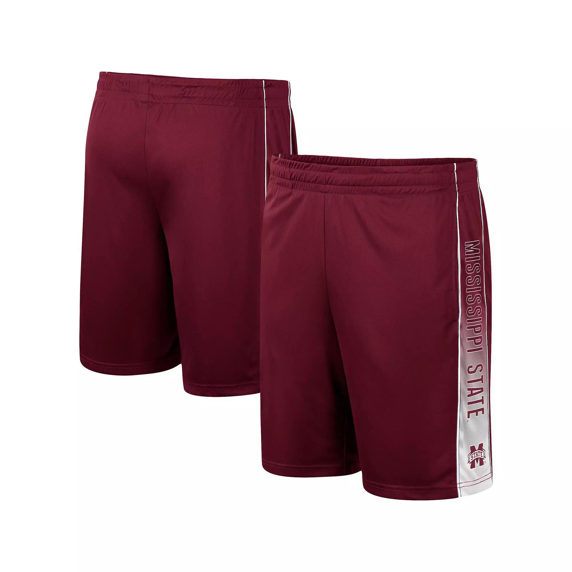 Men's Colosseum Maroon Mississippi State Bulldogs Lazarus Shorts, Size: Small, Mst Red Product Image