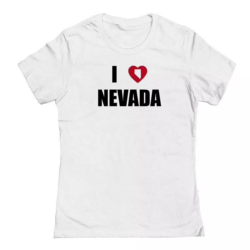 Junior's I Heart Nevada Graphic Tee, Women's,  Product Image