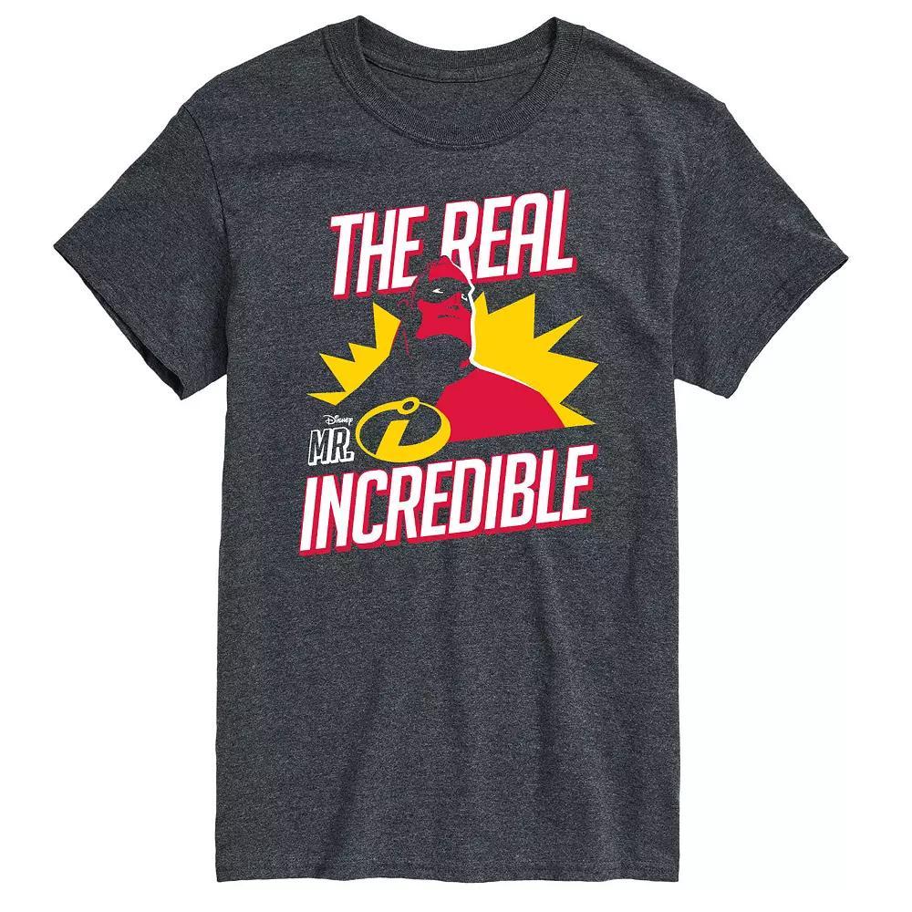 Disney's Men's The Incredibles The Real Mr. Tee, Size: 6XB, Gray Product Image