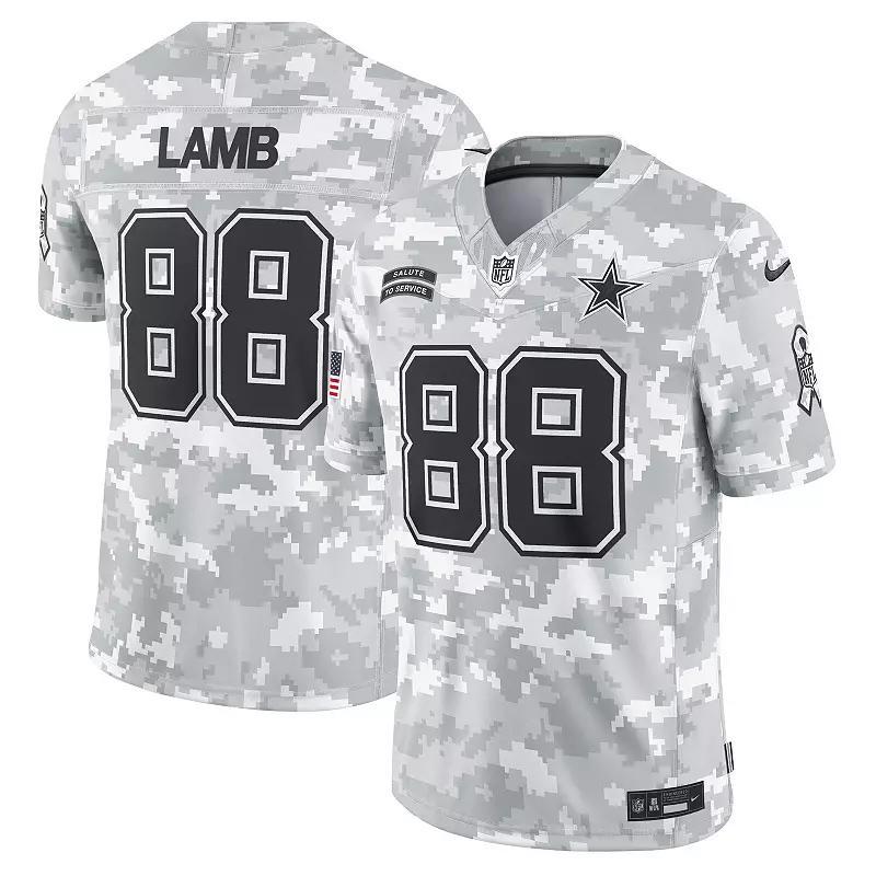 Men's Nike CeeDee Lamb Arctic Camo Dallas Cowboys 2024 Salute to Service Limited Jersey,  Product Image