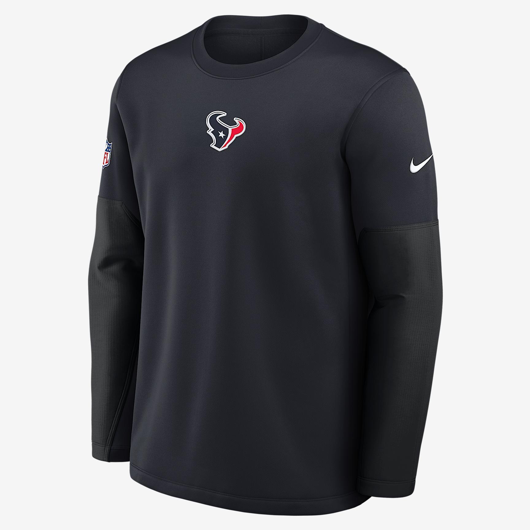 Houston Texans Scripted To Win Sideline Coach Men's Nike Therma-FIT NFL Long-Sleeve T-Shirt Product Image