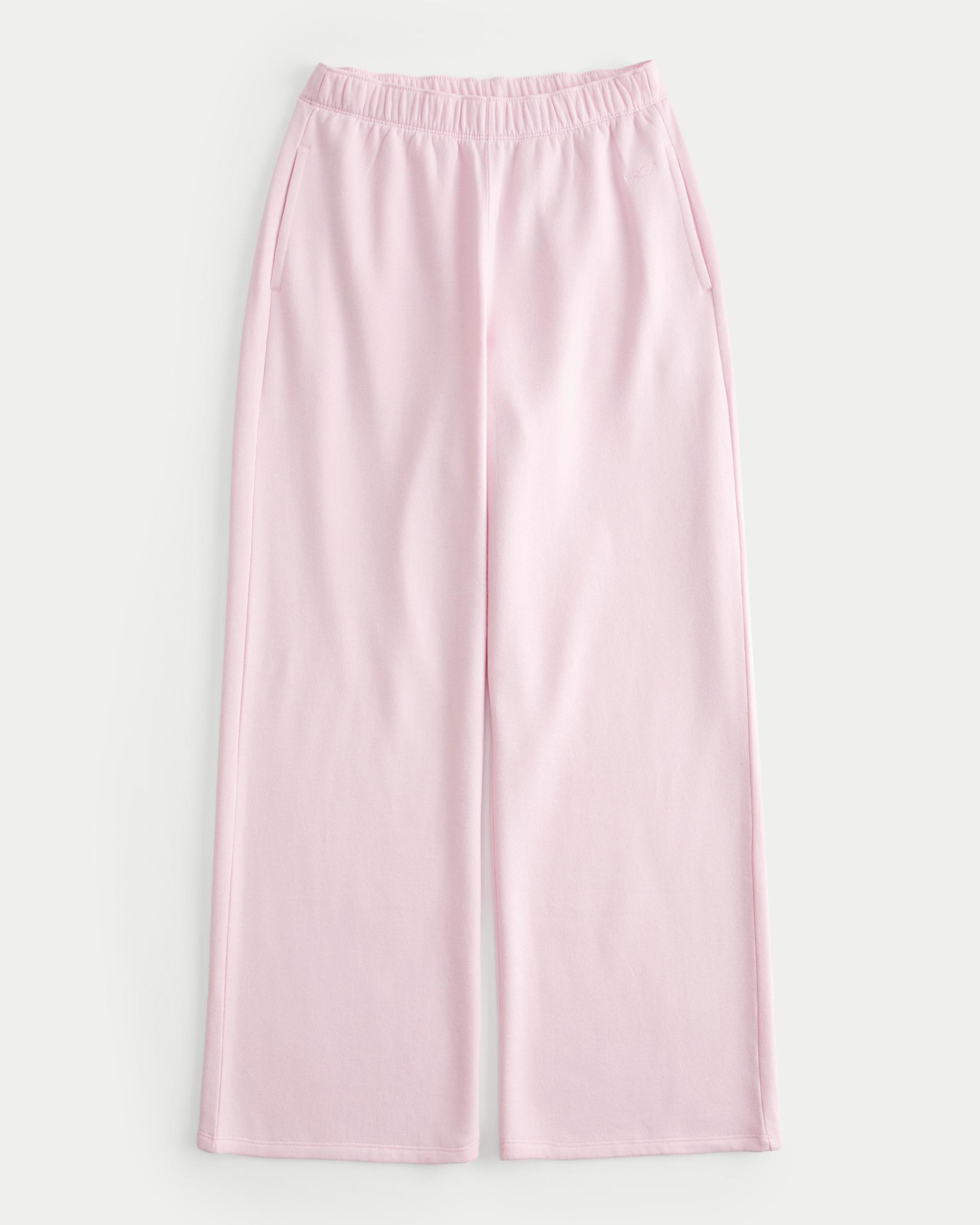 Hollister Feel Good Fleece Wide-Leg Pants Product Image