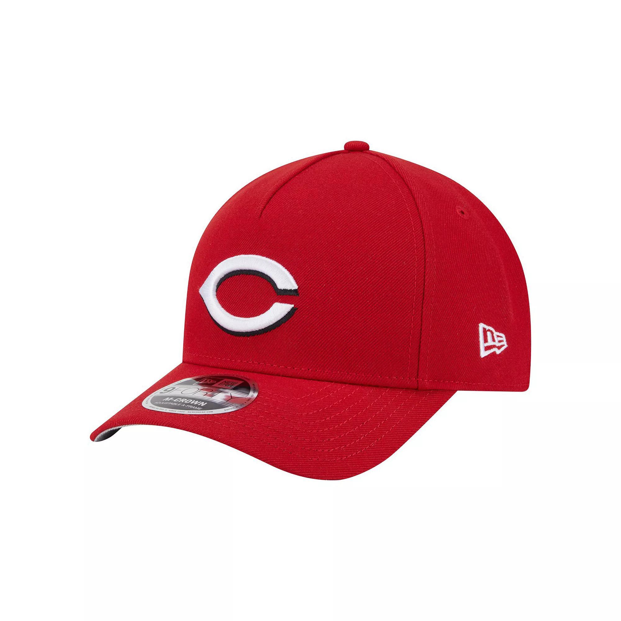 Men's New Era Red Cincinnati Reds 9FORTY M-Crown Adjustable Hat, Red Red Product Image