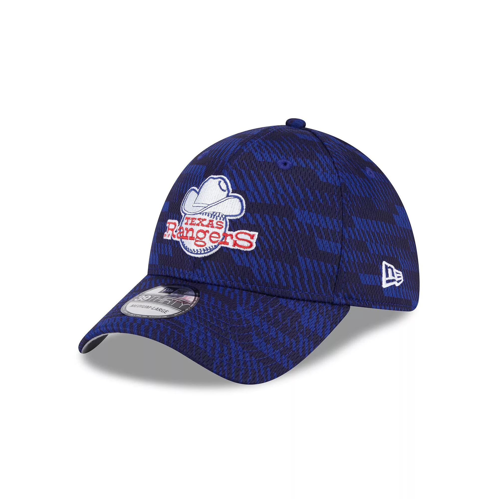 Men's New Era Royal Texas Rangers 2025 MLB Clubhouse 39THIRTY Flex Hat, Size: Medium/Large, Blue Product Image