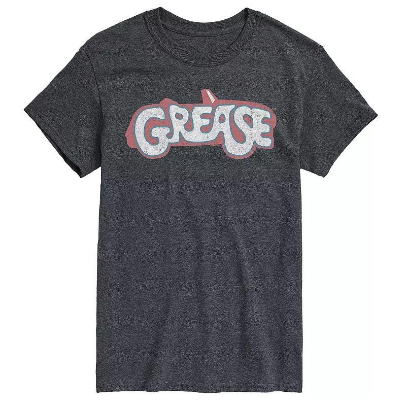 Big & Tall Grease Logo Tee, Men's, Size: 3XB, Gray Product Image