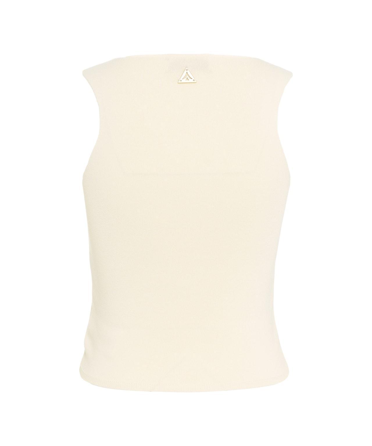 Knit top with square neckline Product Image