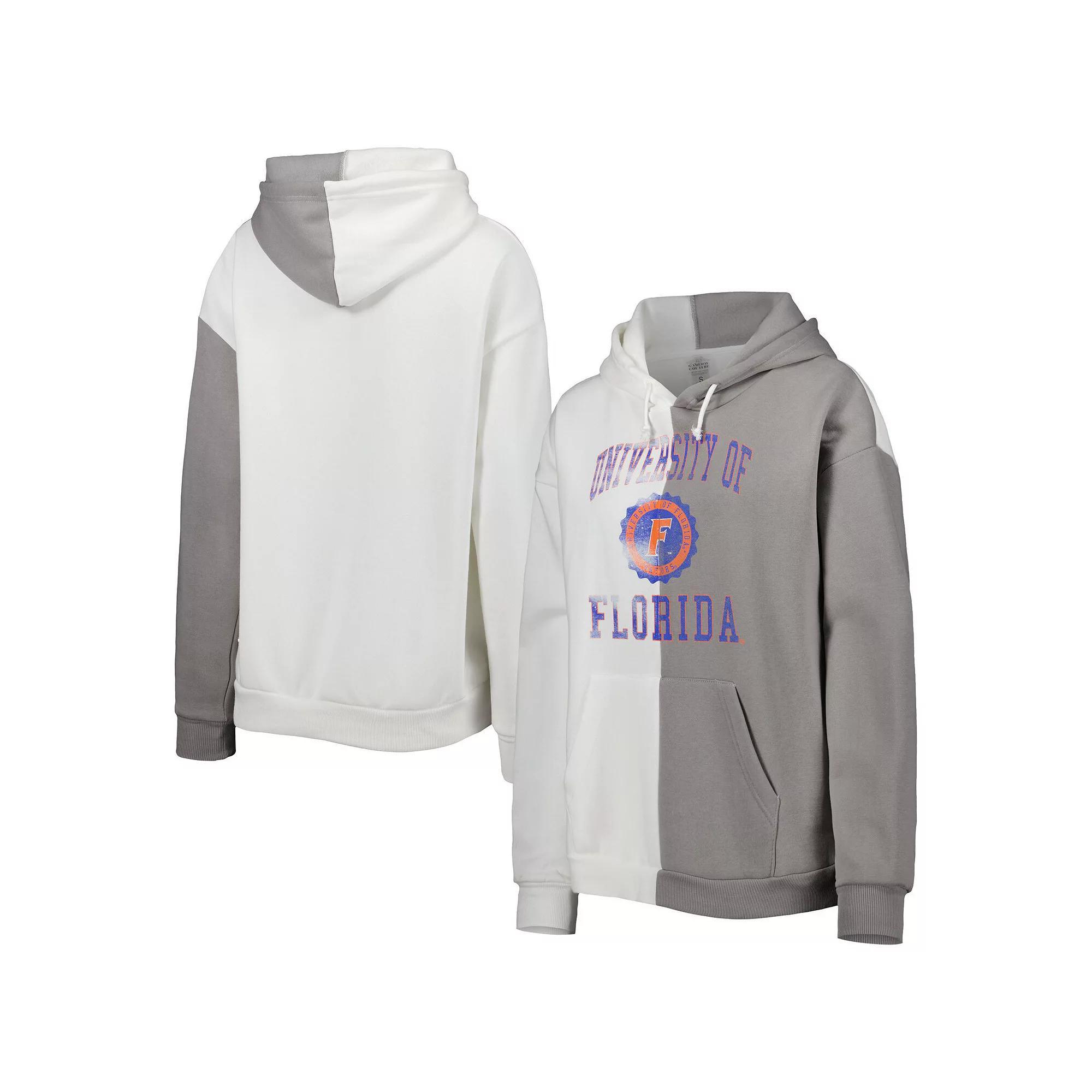 Womens Gameday Couture Gray Florida Gators Split Pullover Hoodie Product Image
