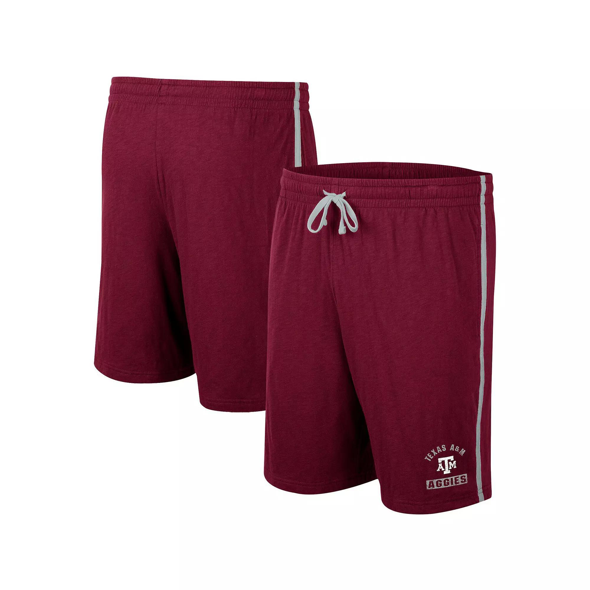 Men's Colosseum Maroon Texas A&M Aggies Thunder Slub Shorts,  Product Image