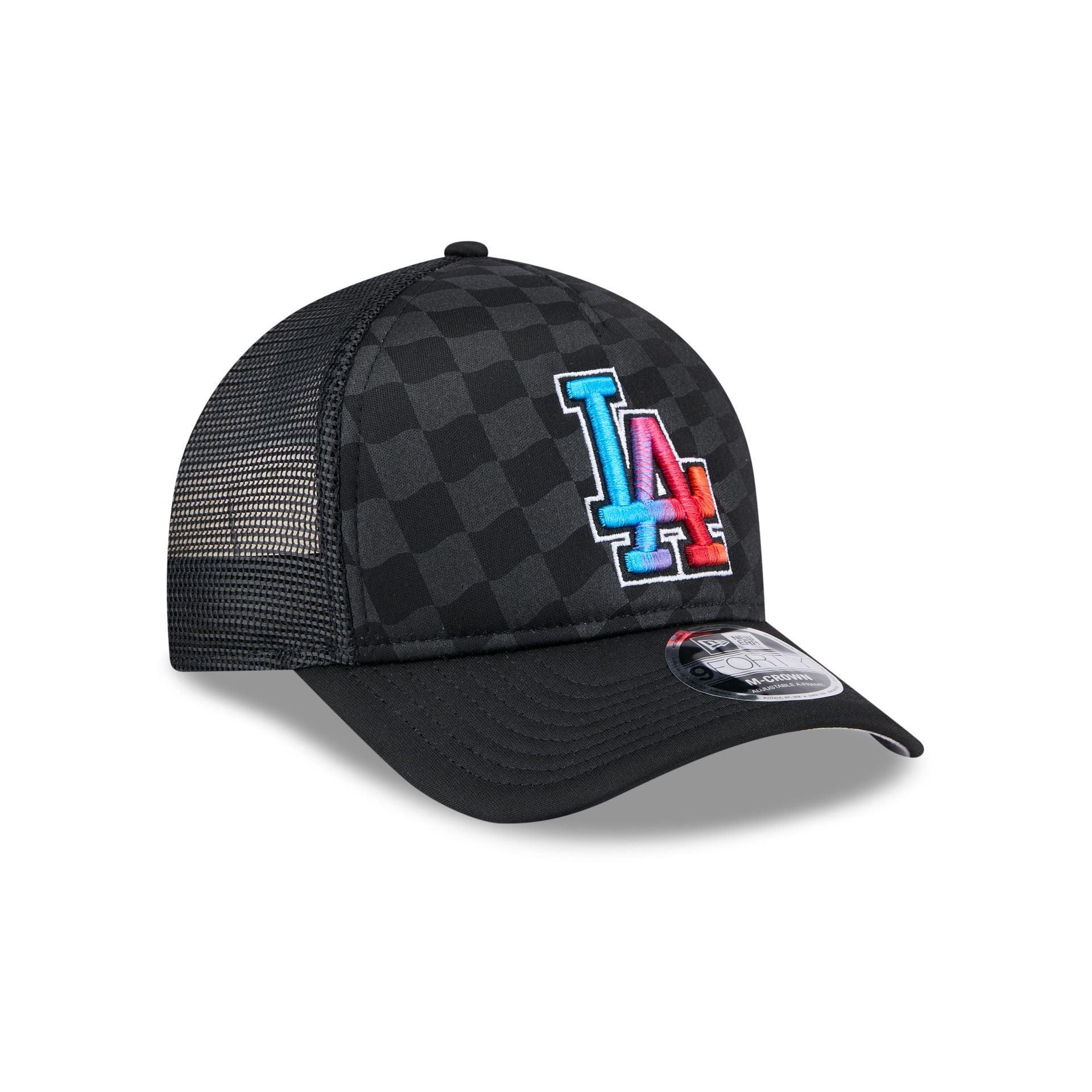 Los Angeles Dodgers Gradient Raceway 9FORTY M-Crown A-Frame Trucker Hat Male Product Image