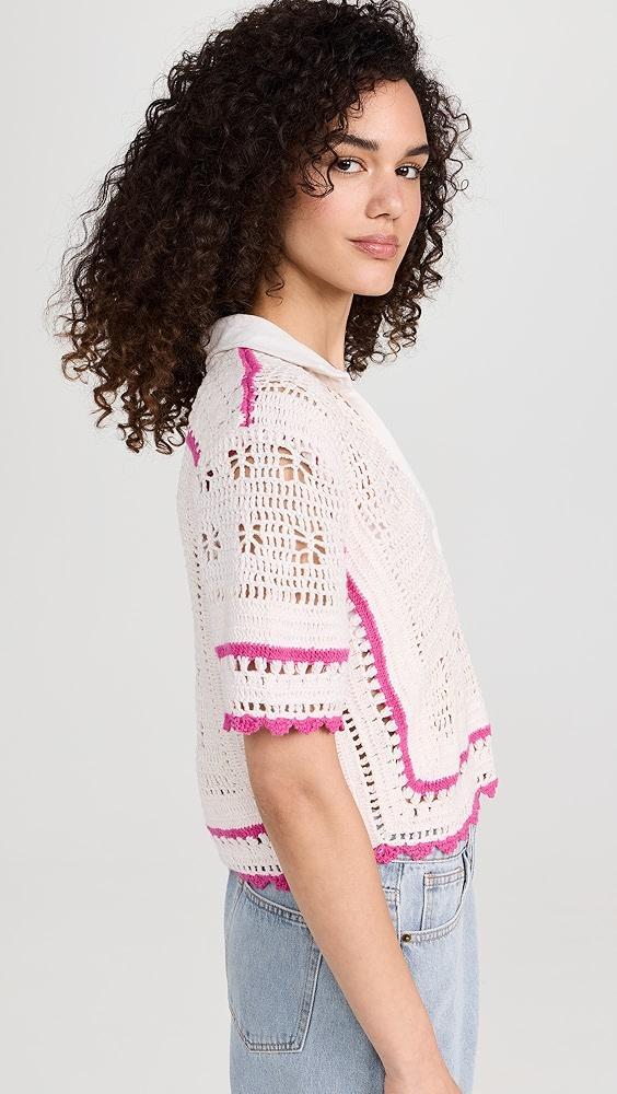 Saylor Lucienne Crochet Top | Shopbop Product Image