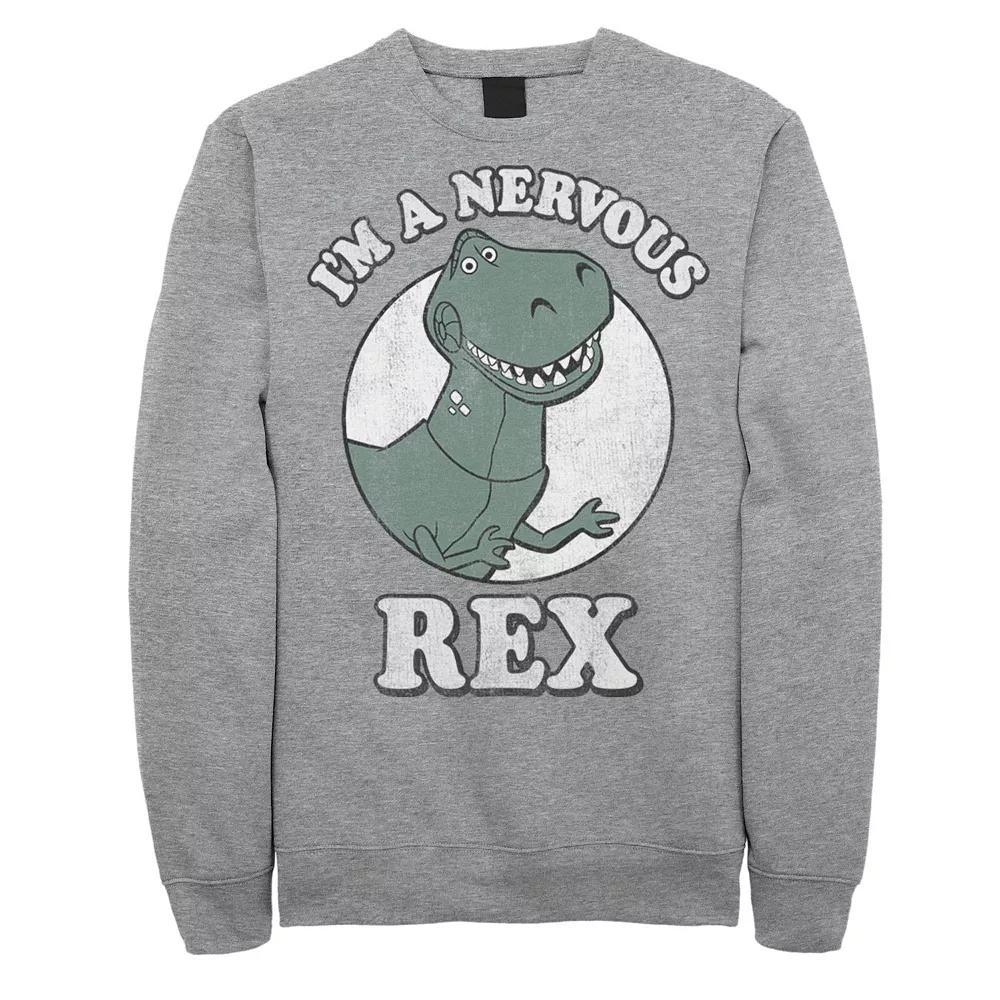 Disney / Pixar's Toy Story Men's I'm A Nervous Rex Dinosaur Sweatshirt,  Product Image