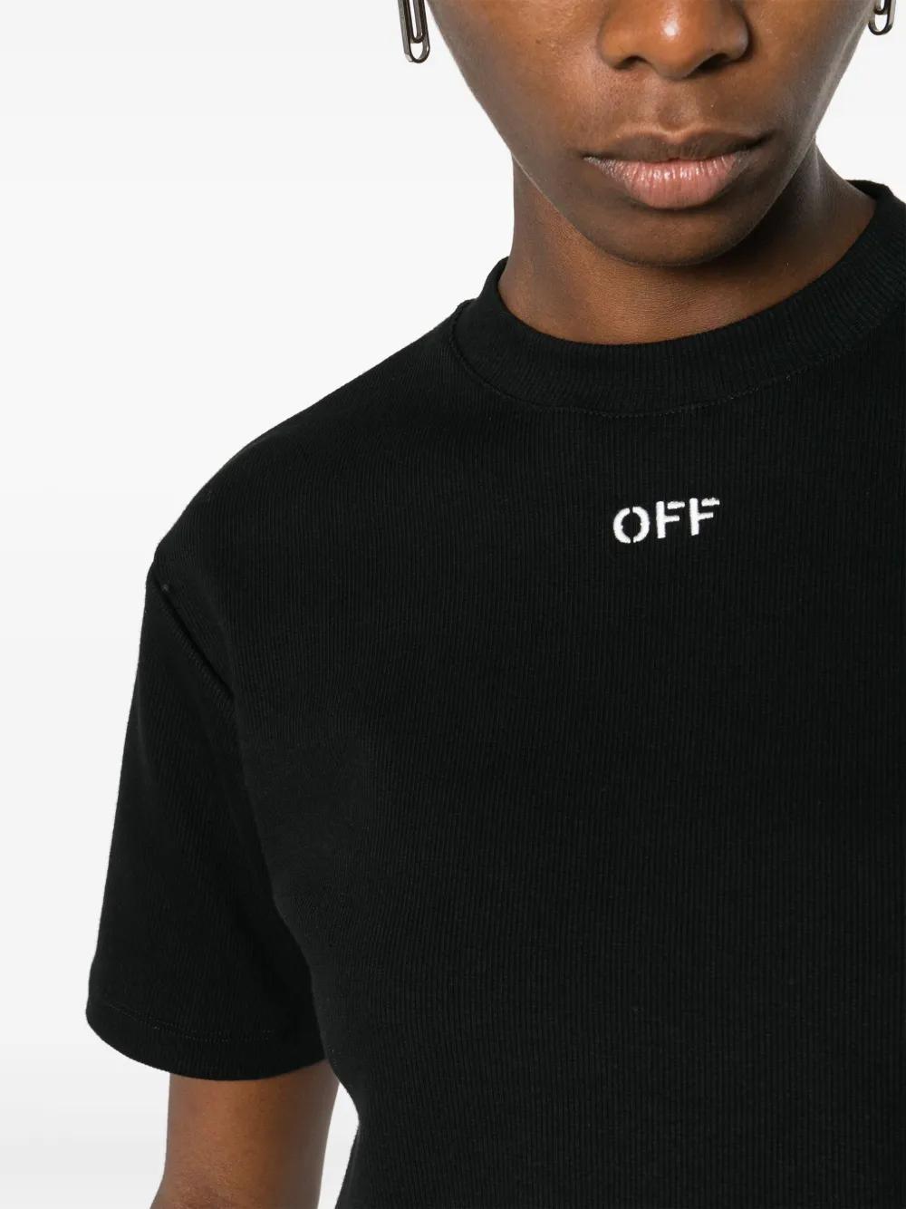 Off-Stamp cropped T-shirt Product Image