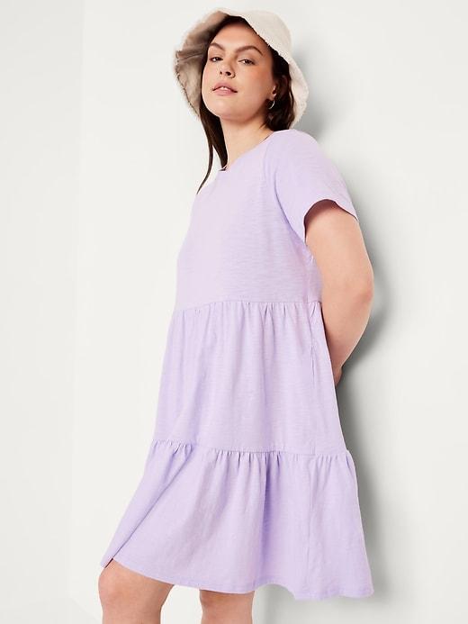 Tiered Mini Swing Dress Product Image