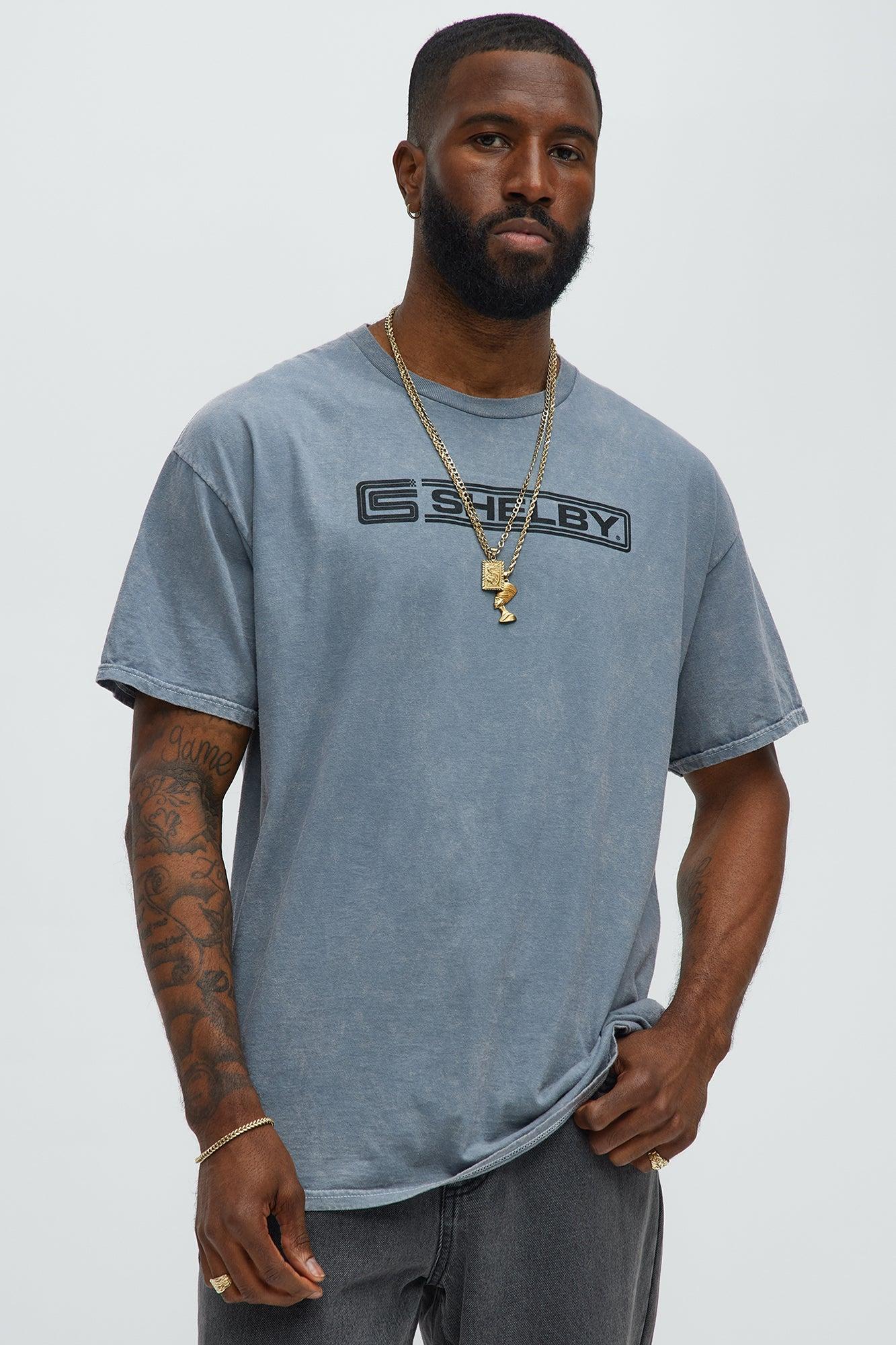 Shelby Mustang Short Sleeve Tee - Grey Product Image