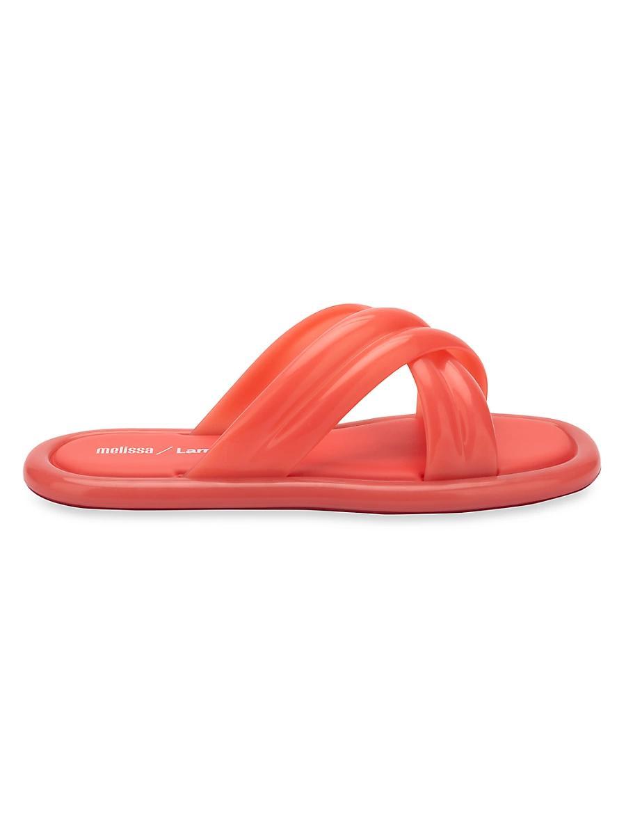 Womens Larroude x Melissa Cali Cross-Strap Slides Product Image