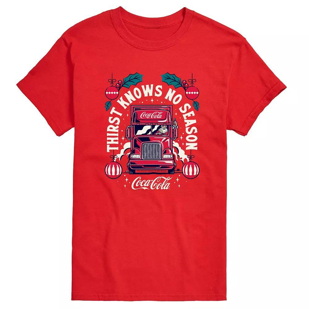 Big & Tall Coca-Cola Thirst Knows No Season Graphic Tee, Men's, Size: 5XB, Red Product Image