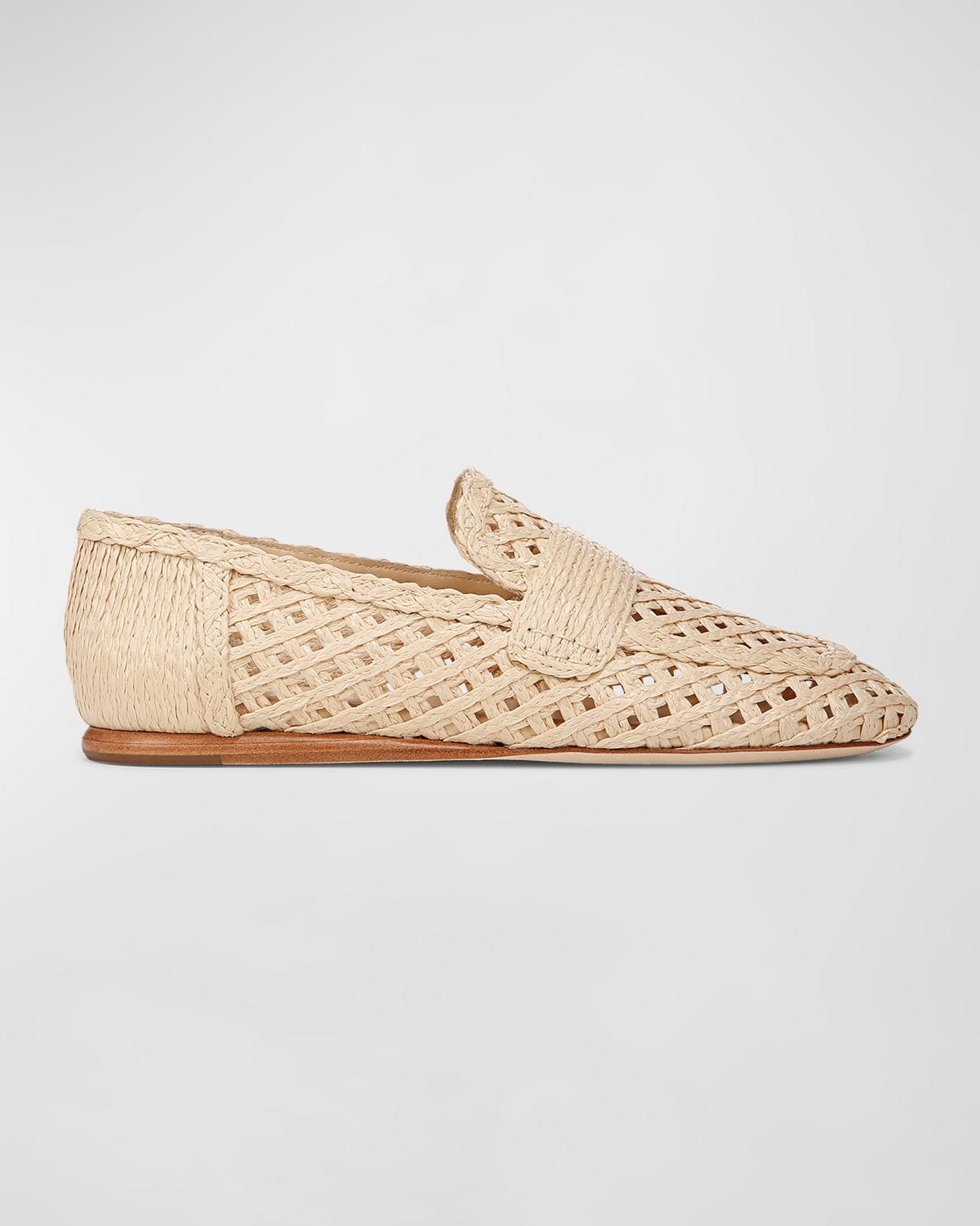 Womens Davis Raffia Loafers Product Image