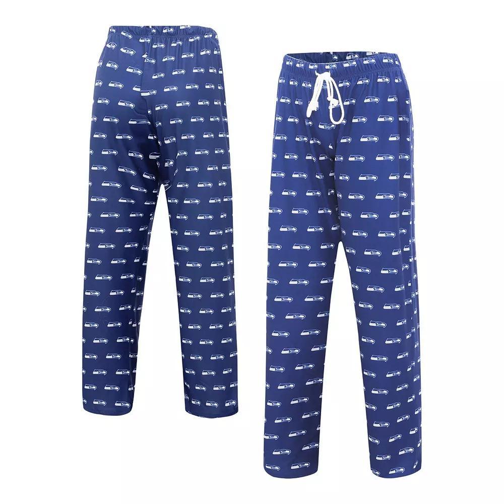 Women's Concepts Sport College Navy Seattle Seahawks Gauge Allover Print Sleep Pants,  Product Image