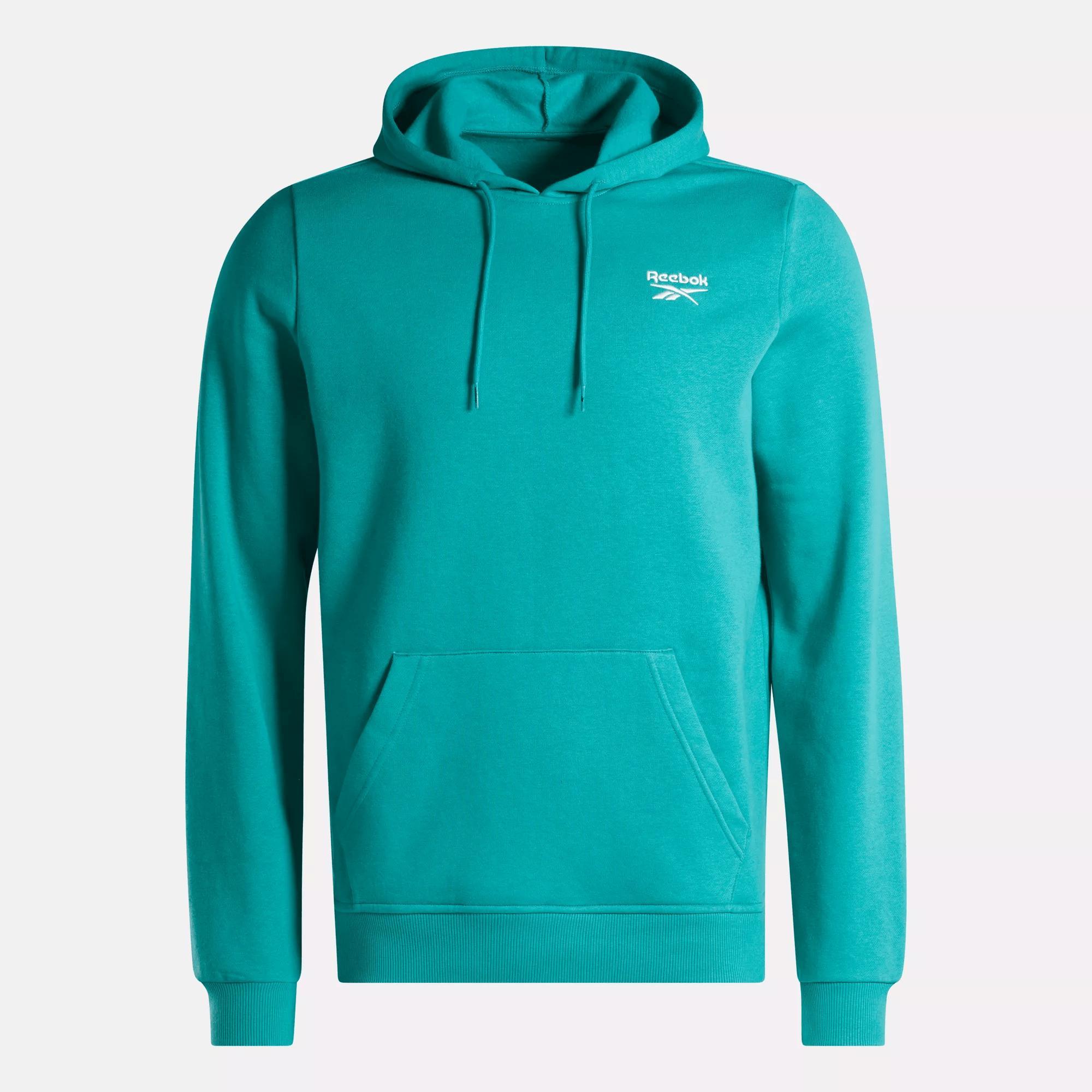 Men's Reebok Identity Small Logo Fleece Hoodie Male Product Image