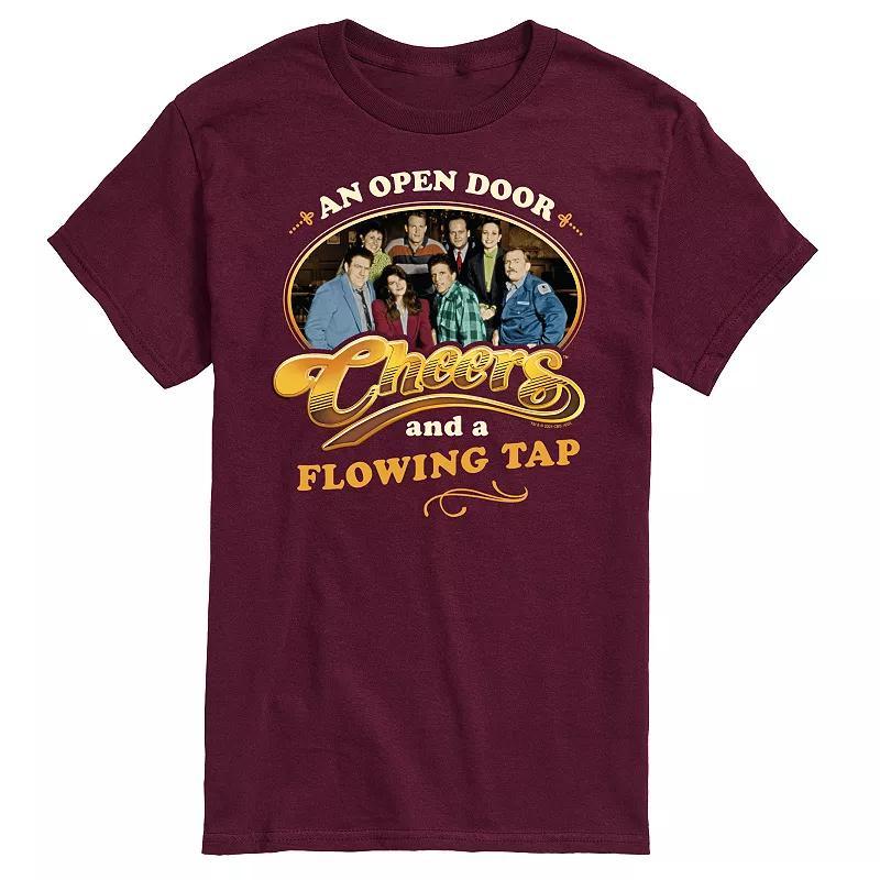 Men's Cheers Open Door Tap Tee, Size: Small, Red Product Image