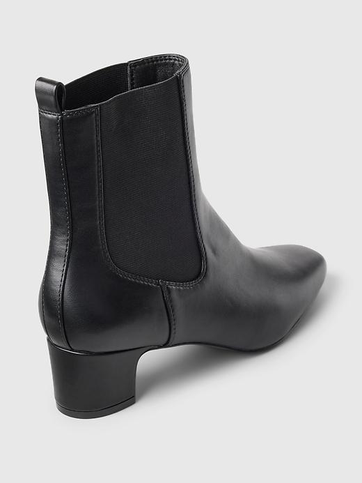 Vegan Leather Ankle Boots Product Image