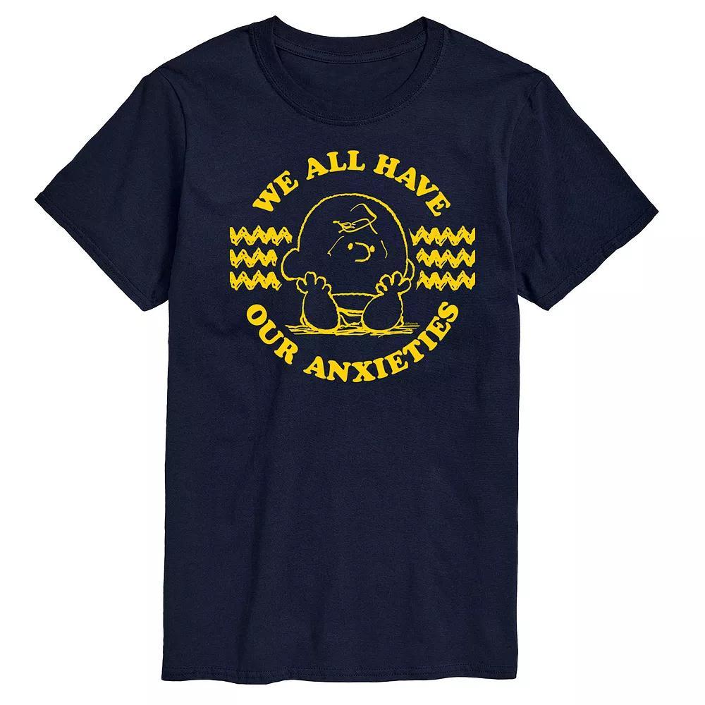 Men's Peanuts We All Have Our Anxieties Graphic Tee,  Product Image