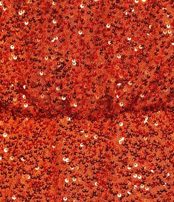 Never Fully Dressed Sequin Tilly Off The Shoulder Long Sleeve Mini Dress Product Image