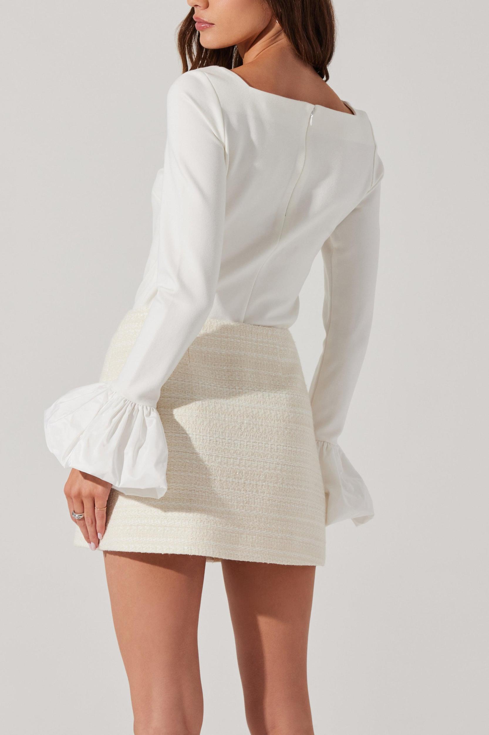 White Caroline Top Product Image