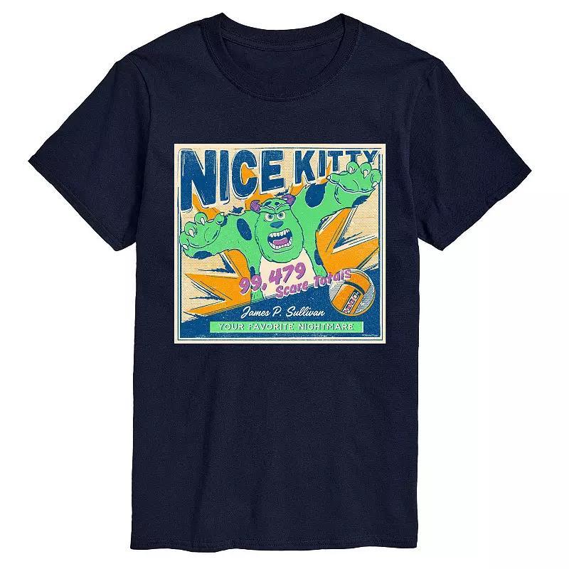 Disney's Monsters Inc. Big & Tall Nice Kitty Graphic Tee, Men's, Size: 4XL Tall, White Product Image