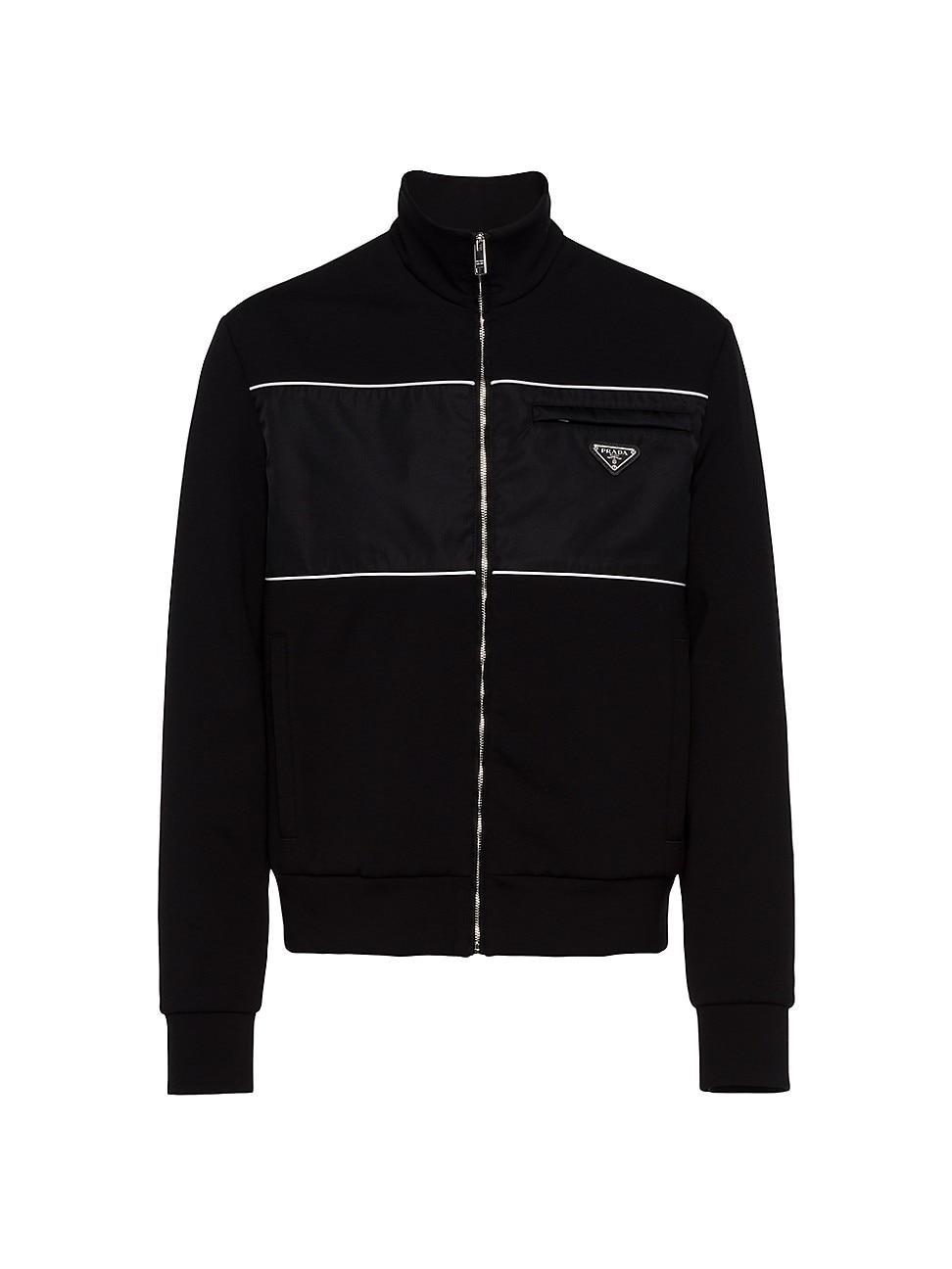 Mens Sweatshirt With Re-Nylon Details Product Image