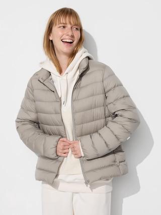 Womens Ultra Light Down Jacket with Anti-Static Gray XS UNIQLO US Product Image