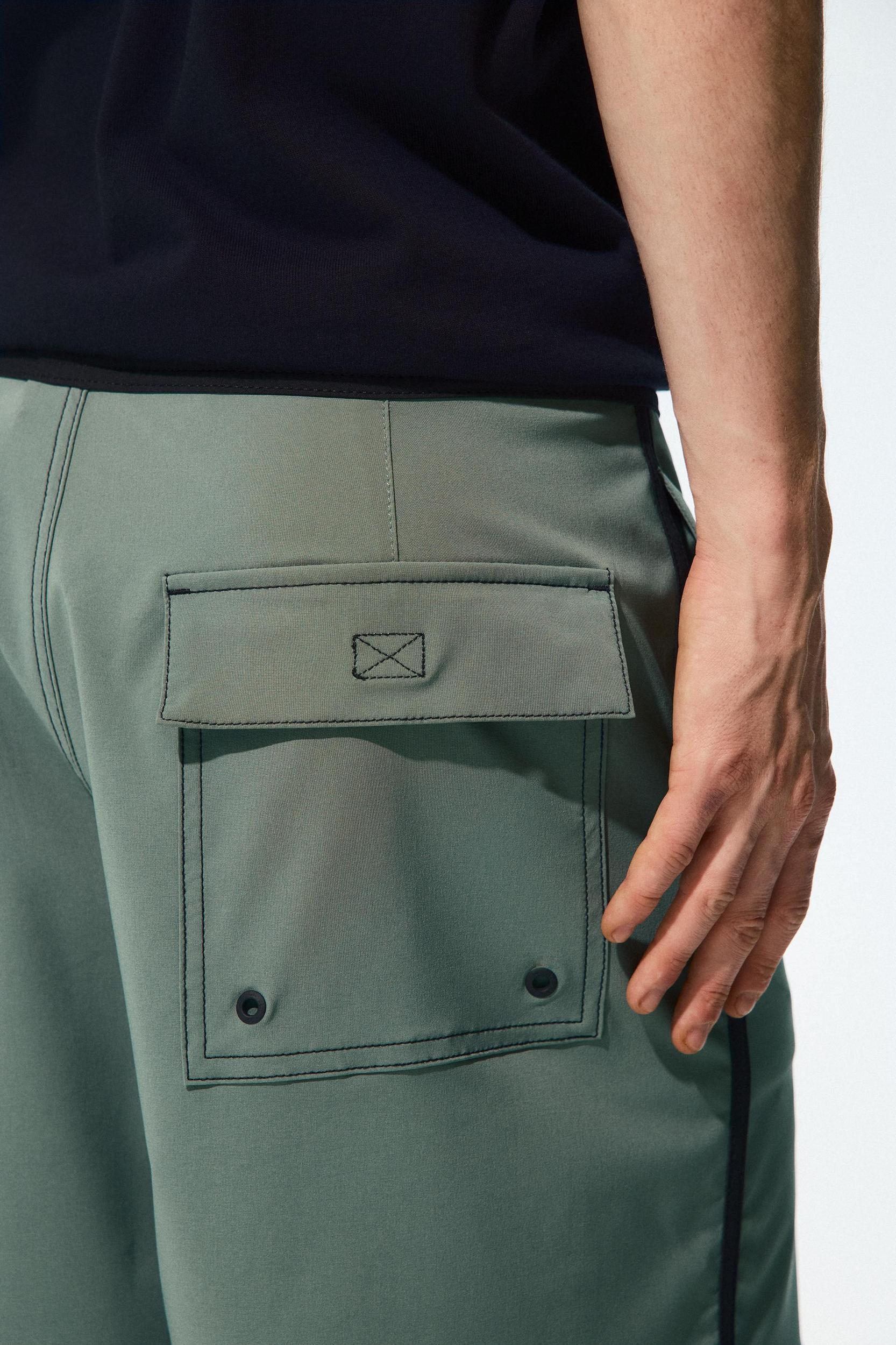 Board shorts with contrast trims Product Image