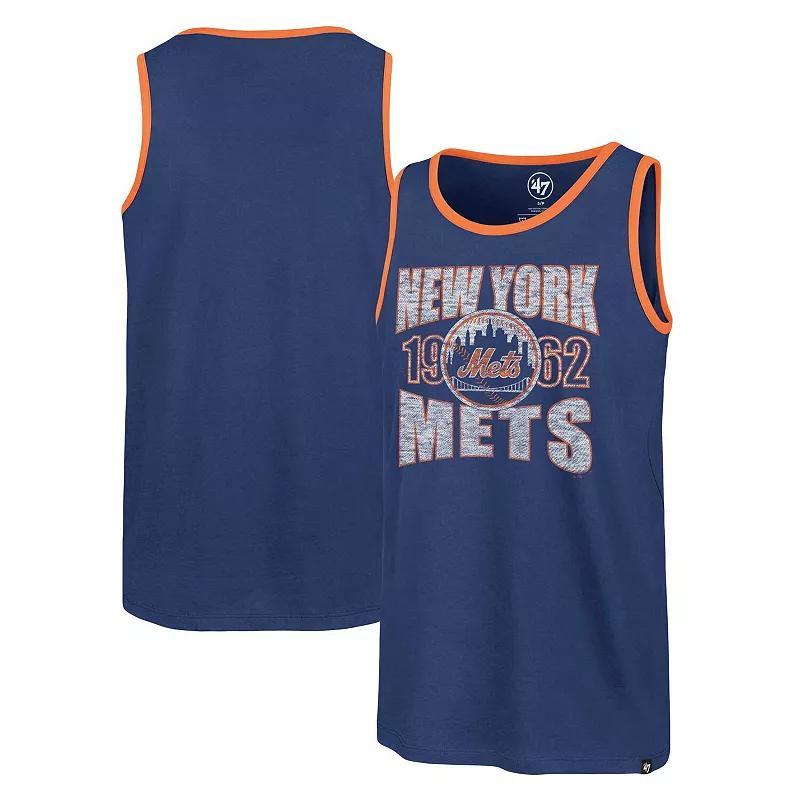 Mens 47 Royal New York Mets Upload Franklin Tank Top Product Image