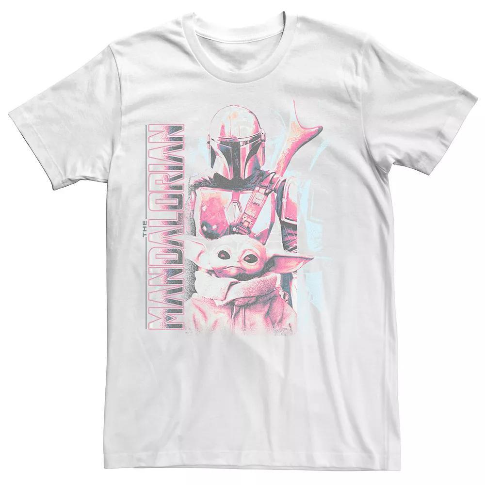 Men's The Mandalorian Baby Yoda And Djarin Tee,  Product Image