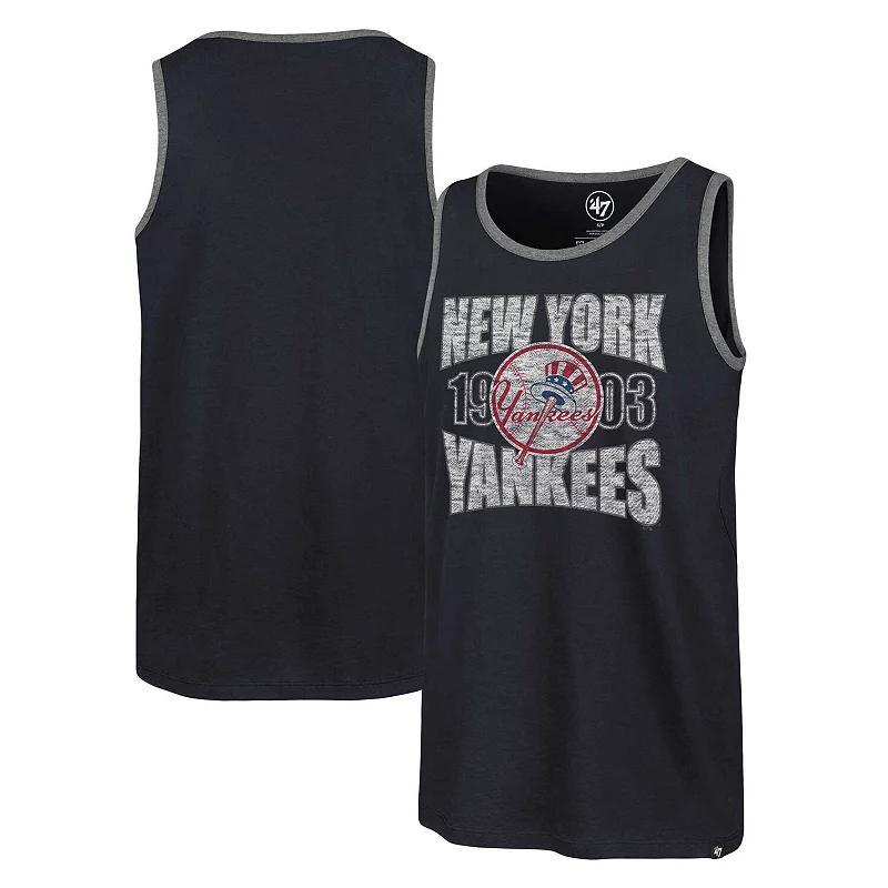 Men's '47 Navy Cleveland Guardians Upload Franklin Tank Top, Size: XL, Grd Blue Product Image