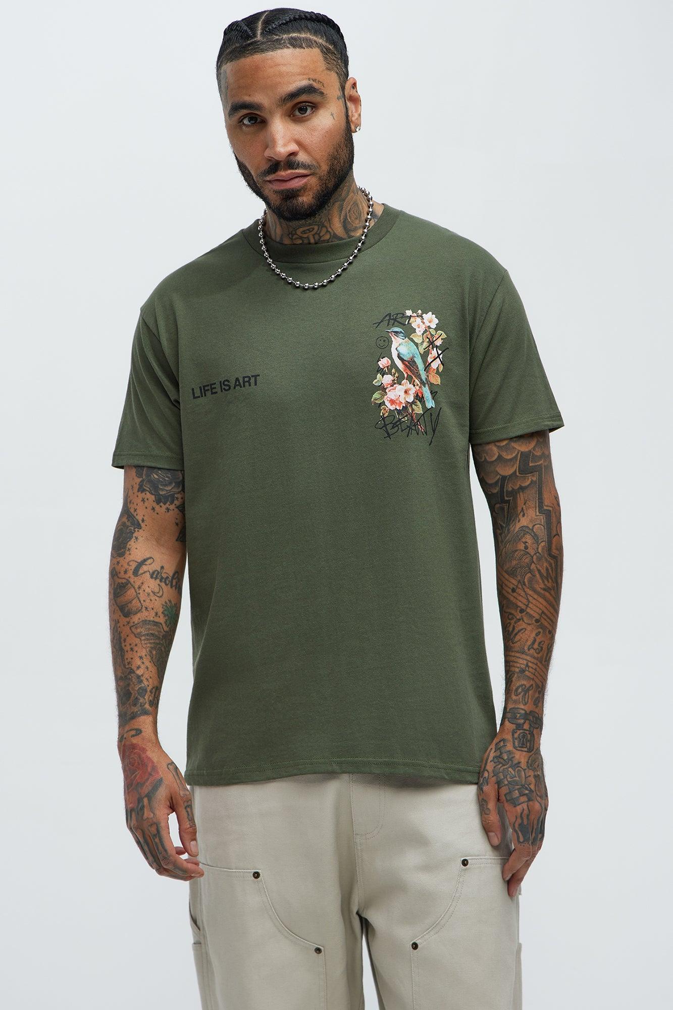 Creativity Of Life Short Sleeve Tee - Sage Product Image