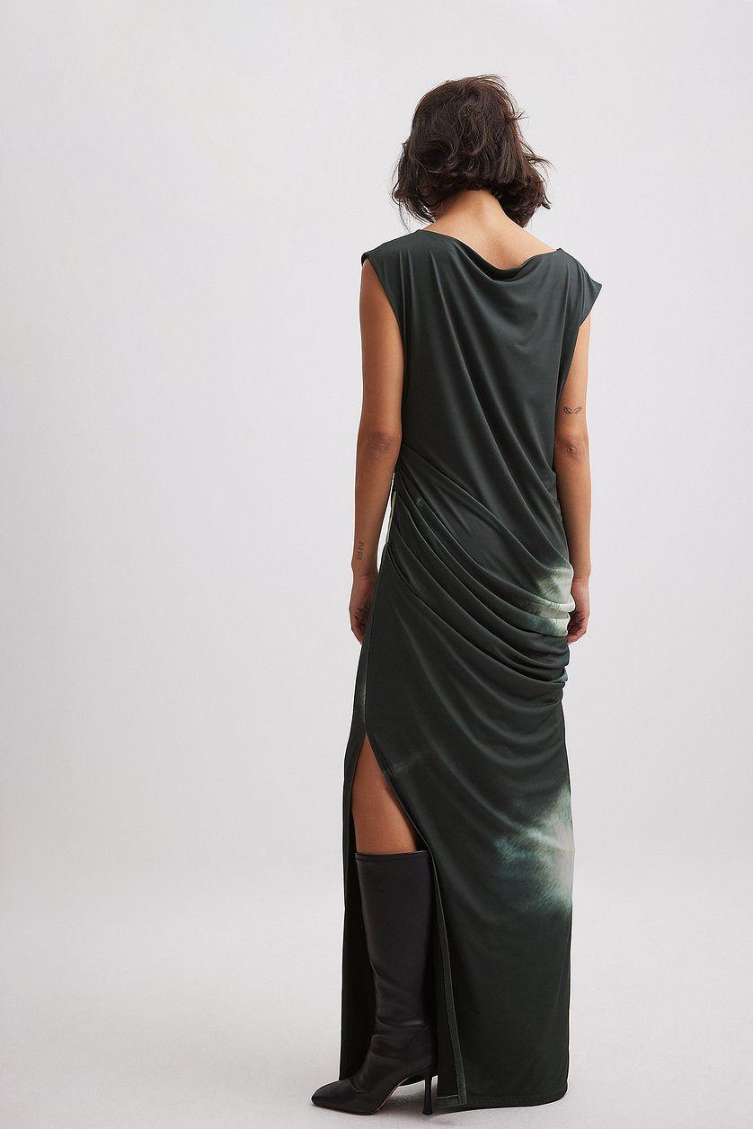 Draped Maxi Dress Product Image